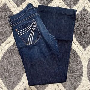 7 For All Mankind Flare Dojo Jean (size 26)
